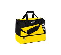 Erima Six Wings Sports Bag with Bottom Compartment, Yellow/Black, L