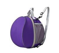 Sports Ball Backpack Large Capacity Athletic Gear Bag with Adjustable Strap Carry System Durable Breathable Design for Basketball Soccer Volleyball Practice Commuting (Purple)