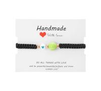 Sports Ball Bracelets for Women Men Handmade Braided Football Baseball Basketball Soccer Rugby Rope Bracelet Adjustable Love Heart Charms Beaded Bracelets Sports Team Fans Jewelry Gifts, 6.3 to 11