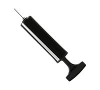 Sports Ball Pump - Black ABS Compact Hand Pump 18cm Lightweight 45G Portable Solution For Training On The Go Heavy Duty Construction With Long Life Fast Inflation