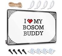 Sports Bar Decor I Love My Bosom Buddy Tin Sign Bar For Man Cave Bar Signs For Home Bar Decor(20X30CM)