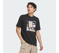 adidas Men's Sports Bar Memorabilia Graphic Shirt, Black, S