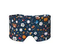 Sports Baseball Game Print Eye Shade Cover for Nap Travel Yoga,Eye Cover Blindfold Travel Office Nap Airplane