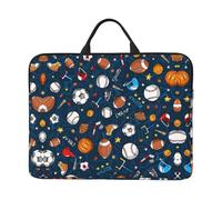 Sports Baseball Game Print Laptop Sleeve Case14in Computer Cases for Pad Tablet, Briefcase Bag