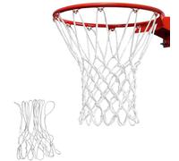 Sports Basketball Net Replacement for All Weather - Fits Standard Basketball Hoops Indoor or Outdoor - 12 Loops for Standard Professional Size - White