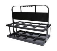 Sports Bottle Carrier - Water Cup Holder | Foldable Hydration Caddy | Portable Water Bottle Organizer | Holds Up to 8 Bottles | Lightweight Carrying Tote for Sports Gym Outdoor Activities