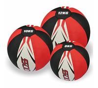 Sports Boxing Medicine Ball Heavy Duty Maya Leather No Bounce Exercise Ball Fitness Gym Weight Training Body Workout (10)