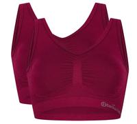 Sports bra Bamboo Basics Nova (x2) Rouge 2XL