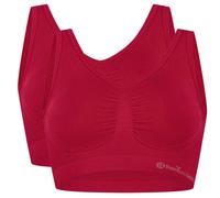 Sports bra Bamboo Basics Nova (x2) Rouge 2XL
