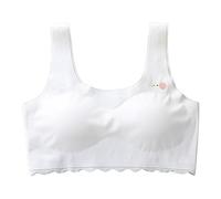 Sports Bra For Girls Wire Free Cotton Training Bralette for Kids Training Bras Sports Underwear with Removable Bust Pad and Adjustable Strap for Teenage Girls Elastic Shoulder Suitable for Schoolgirls