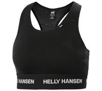Helly Hansen Lifa Merino Mid Medium Impact Sports Bra Black L Woman