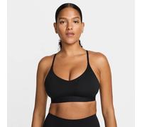NIKE FD1062-010 W NK DF INDY LGT SPT Bra Sports Bra Women's Black/Black/Black Size L