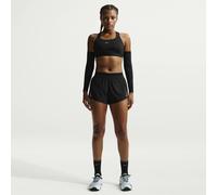 Nike Women's Swift High-Support Lightly Lined Sports Bra - Black/Reflective Silver - Size: Small