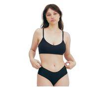 Sports bra Organic Basics Naked Rib Noir XS
