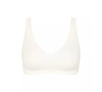 Sloggi Womens ZERO Feel 2.0 Soft bra - White Polyamide - Size Medium