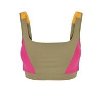 Urban Classics Color Block Sports Bra Green XS Woman