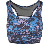 Urban Classics Women's Ladies Tech Mesh Bra Sports, Digital Dusk Violet Camo, M