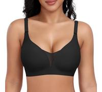 Sports Bra Women Plus Size Womens Seamless No Underwire Full Coverage Push up Bras Adjustable Straps High Support Everyday Bra Underwear Soft Wireless Zero Feel Comfortable Daily Sleep Bralettes
