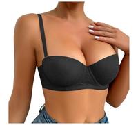 Sports Bras for Women Nursing Breastfeeding Coverage Firm Hold Bralette with Extra Natural Shape Built in Bra Zero Feel Bralettes Black