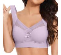 Sports Bras for Women Pull On Bras for Women UK Seamless Wmbra Posture Correcting Sports Bra Plus Size Wireless Soft Comfy Full Coverage Pull Up Bralettes Sleep Everyday Wear