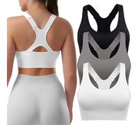 Sports Bras For Women Racerback Adjustable Strap Built In Detachable Bra | Ropa Deportiva Para Mujer Seamless Wireless Compression Post Surgery Workout Bra With Anchos De Espalda Levanta Busto