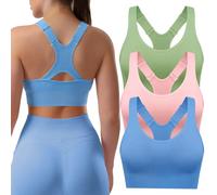 Sports Bras For Women Racerback Adjustable Strap Built In Detachable Bra | Ropa Deportiva Para Mujer Seamless Wireless Compression Post Surgery Workout Bra With Anchos De Espalda Levanta Busto