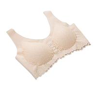 Sports Bras Women Lace Seamless Pull on Padded Bralette Wireless Full Cup HIgh Impact Brassiere Solid Color Comfort Underwear Smooth Soft Corset Tops Sleep Running Everyday Bra