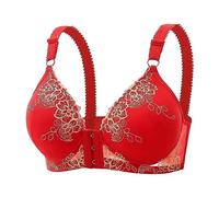Sports Bras Women Non Wired Push Up Cotton Vest Bra Plus Size Front Closure Everday Bras for The Ladies Pull on Bras for Women UK Bralette for Large Busts