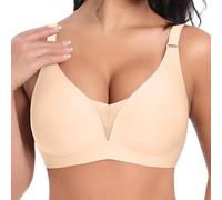 Sports Bras Women Plus Size, Sports Bras Women, Underwear Comfort and Double Support for Large Bust Push Up Seamless Non Wired Support Breathable Moisture Wicking