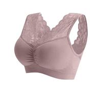 Sports Bras Women Plus Size,Womens Wireless Seamless Bra Full Coverage Sports Bralettes Padded Push-Up Bras Soft Breathable Support Solid Colour High Impact Comfortable Brassiere Big Bust Underwire