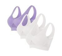 Sports Bras Women Push up Minimiser Bra Non Wired White Bralettes high Impact Wireless seamlessbra Ladies Plus Size Padded Bras UK