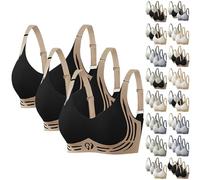 Sports Bras Women Soft for UK Adhesive Gathering Running High Impact Corset Lingerie Cotton Plus Size Dark Green Bra Non Wired Criss Cross Backless Lift Up Silicone Stick Large Shoulder Surgery