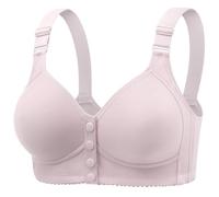 Sports Bras Women,Women's Thin Walled Fixed Cup Front Opening Large Middle And Elderly Foldable Bra For