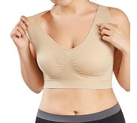 Sports Bras Women's Bralettes Clearance Wireless Bras for Women Comfortable Bralette Supportive Tshirt Bra Plus Size Sleep Bras Seamless Full Coverage No Underwire Everyday Bras