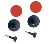 Sports Camera Adhesive Base with High Performance Capacity Assurance on Helmets Vehicles Surfaces ABS Construction Camera Mount
