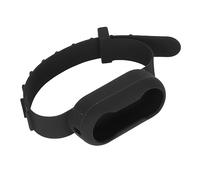 Sports Camera Silicone Wristband Heat Dissipation Hollow Hole Action Camera Silicone Wristband Dustproof Silicone for Travel (Black)