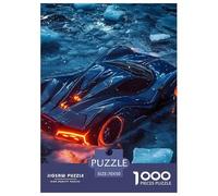 Sports Car 1000 Pieces Jigsaw Adults Game Challenging Supercar Creative Gifts Adults for Kids Home Decoration Puzzles 70x50cm/1000pcs