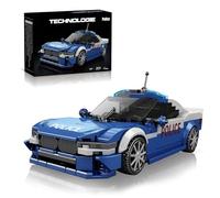 Sports Car Building Blocks Set, 313 PCS Speed Champions Police Vehicles Model Toy, Collectible Racing Car Bricks Kit, Ideas Gifts for Adults Kids and Decor Home Office(667)
