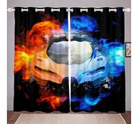Sports Car Curtains Yin Yang Race Car Curtains for Bedroom Living Room for Kids Boys Girls Men Extreme Sports Theme Windows Drapes Cool Speed Racing Car Room Decoration,W66*L90