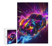 Sports Car Funny Wooden Picture Vertical Version Puzzle Wood Jigsaw Creative Gift for Adults And Family Game