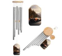 Sports Car on The Road Wind Chimes for Outside 20.5 Inch Small Windchime