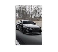 Sports Car Poster Audi S4 High Performance Poster Decorative Painting Canvas Wall Posters And Art Picture Print Modern Family Bedroom Decor Posters 12x18inch(30x45cm)