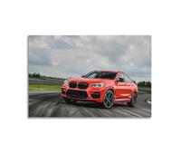 Sports Car Poster for X4 M Competition Racing Inspired Track Dynamics Poster Decorative Painting Canvas Wall Posters And Art Picture Print Modern Family Bedroom Decor Posters 20x30inch(50x75cm)