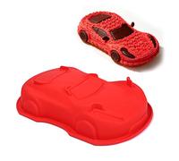 Sports Car Silicone Cake Mold, Red Supercar Shaped Baking Mold | Racing Car, Automotive-Themed Cakes and Desserts