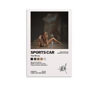 Sports Car - Tate Mcrae Poster; Room Aesthetics, Canvas Oil Painting, Album/movie Poster Hanging Picture