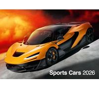 Sports Cars 2026 Calendar - Large Format