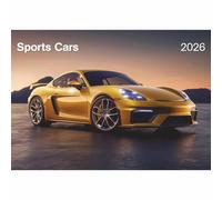 Sports Cars A3 Calendar 2026 - Transport - Month To View