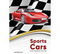 Sports Cars Coloring Book for Kids