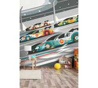 Sports Cars Wall Mural Origin Murals Grey W350cm x H280cm