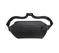 Sports Chest Bag Outdoor Casual Waist Pack Men's Shoulder Bag Crossbody Bag Multi-Functional Chest Bag Waterproof Trend Light(Black)
